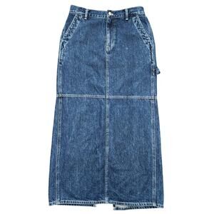 Madewell Cargo Denim Skirt Size 26